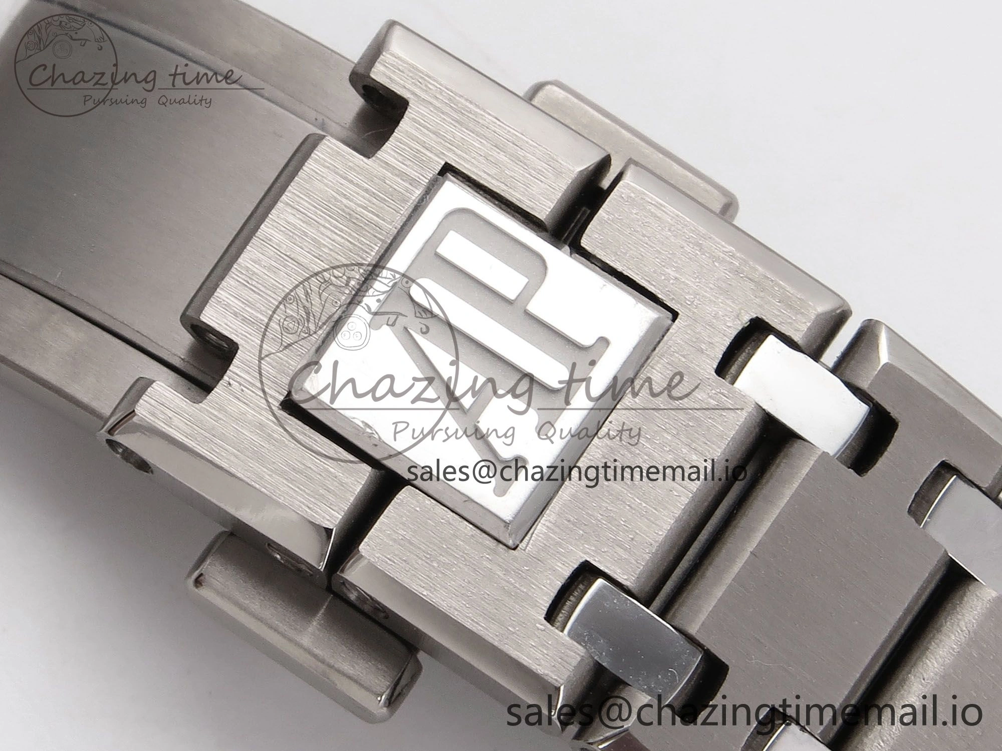 Royal Oak 15202IP SS ZF 1:1 Best Edition Blue Textured Dial on SS Bracelet A2121 Super Clone V Attractive 4393