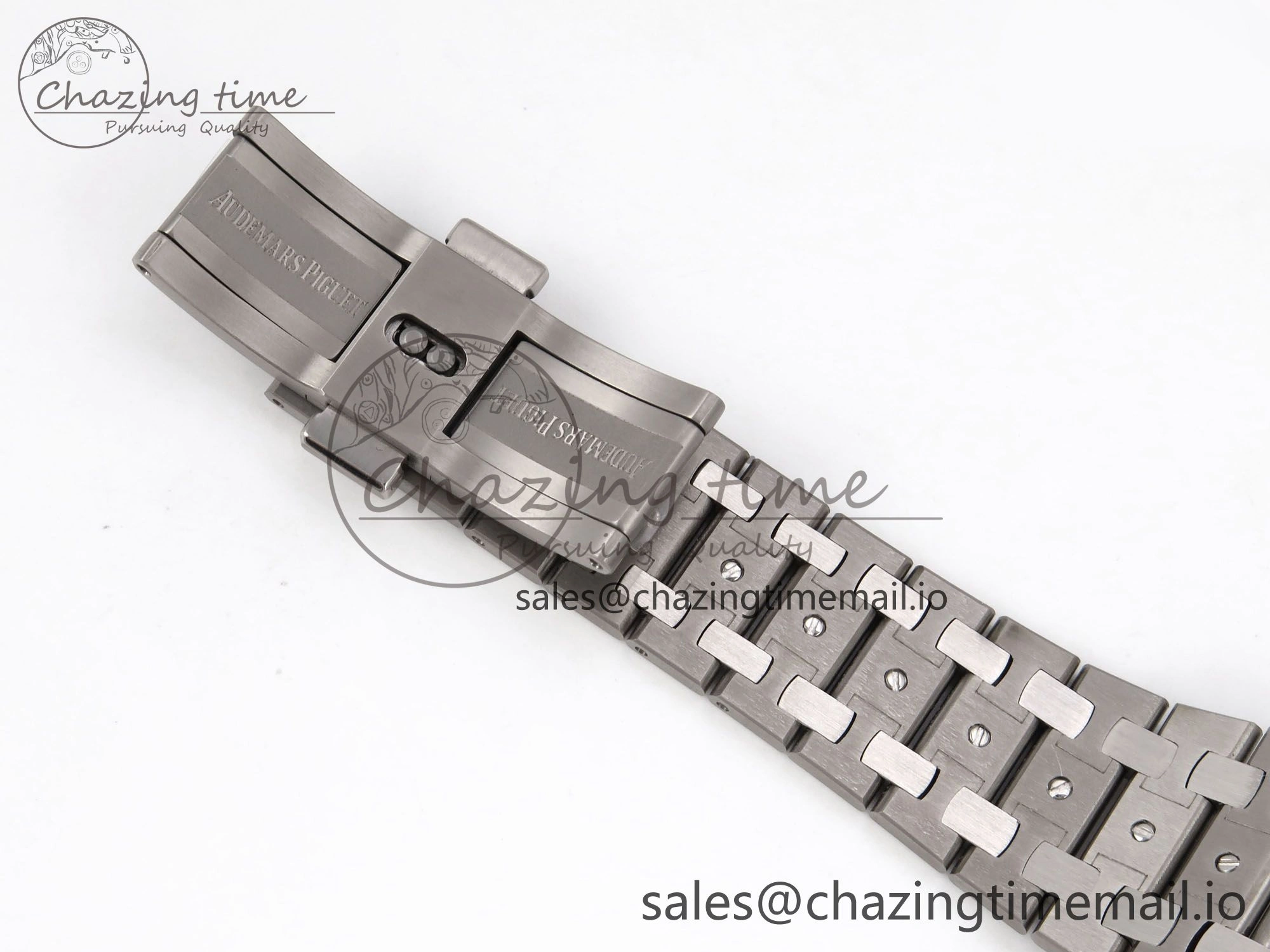Royal Oak 15202IP SS ZF 1:1 Best Edition Blue Textured Dial on SS Bracelet A2121 Super Clone V Attractive 4393
