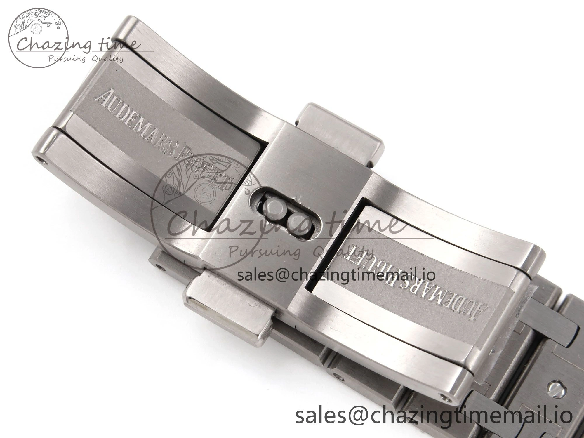 Royal Oak 15202IP SS ZF 1:1 Best Edition Blue Textured Dial on SS Bracelet A2121 Super Clone V Attractive 4393