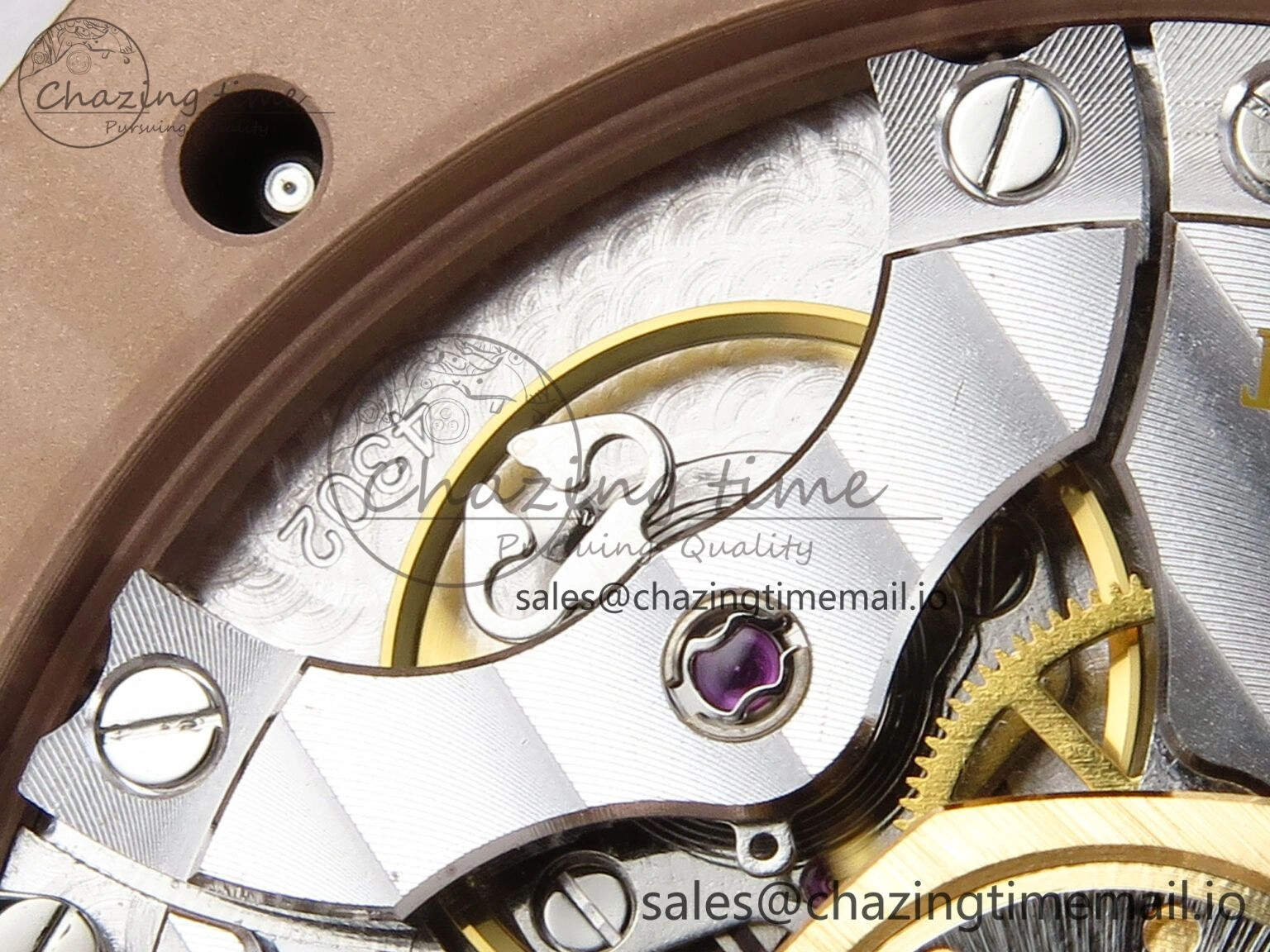 Royal Oak 15500 RG APSF 1:1 Best Edition Black Dial on Black Leather Strap SA4302 Super Clone V2 (SW Dial) Packable 4282