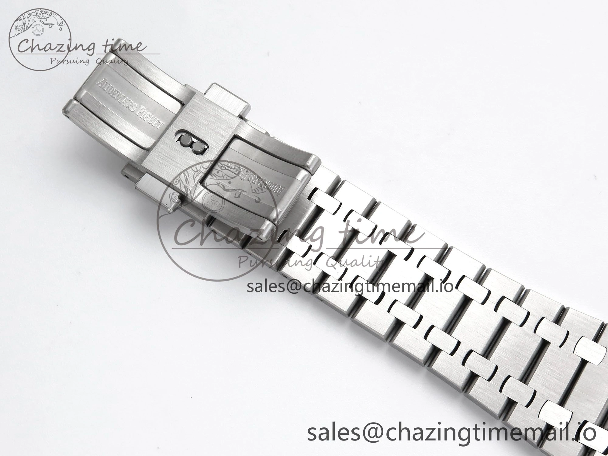 Royal Oak 15500 SS APSF 1:1 Best Edition Gray Dial on SS Bracelet SA4302 Super Clone V2 (SW Dial) Colorful 4283