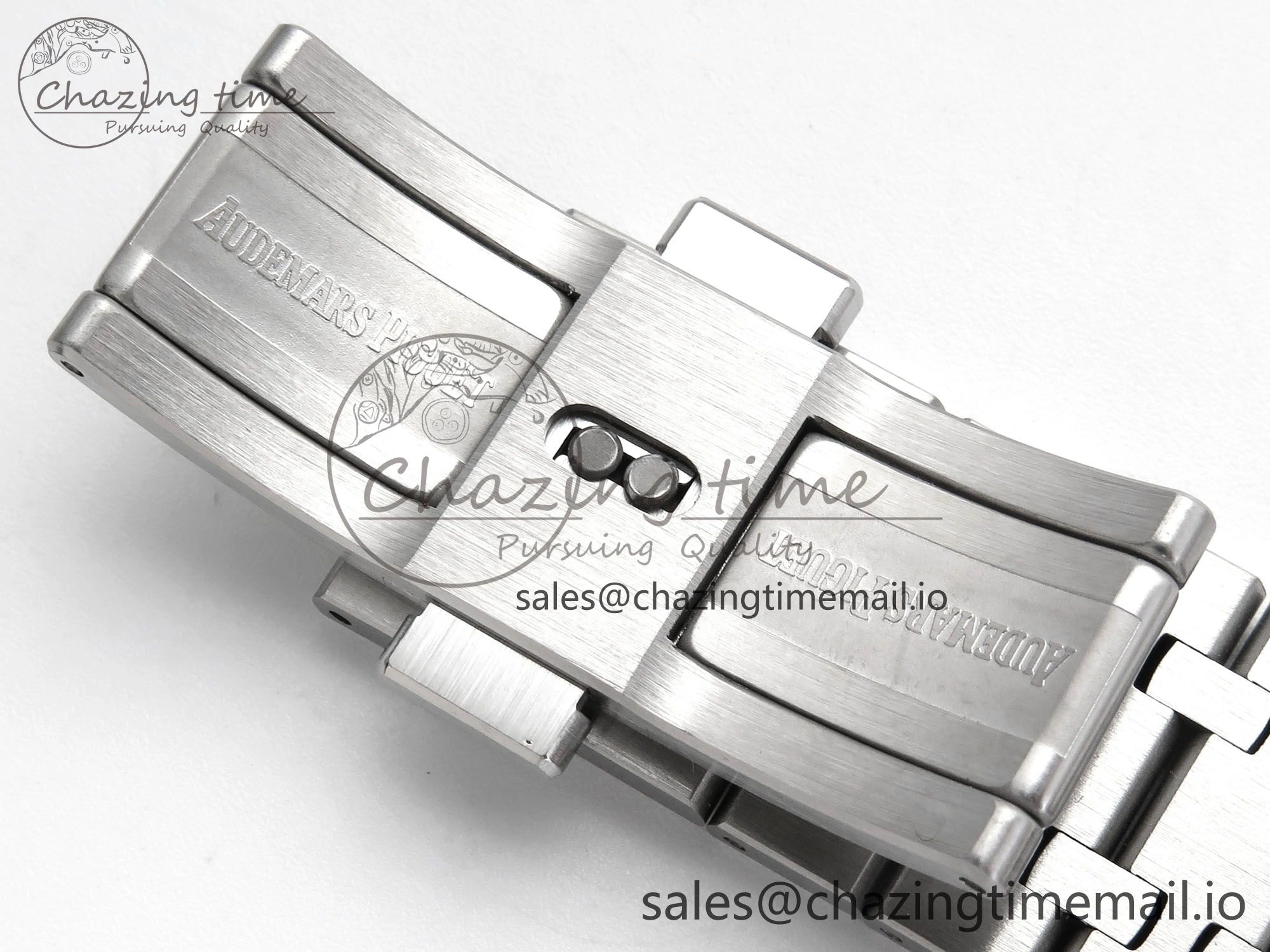 Royal Oak 15500 SS APSF 1:1 Best Edition Gray Dial on SS Bracelet SA4302 Super Clone V2 (SW Dial) Colorful 4283