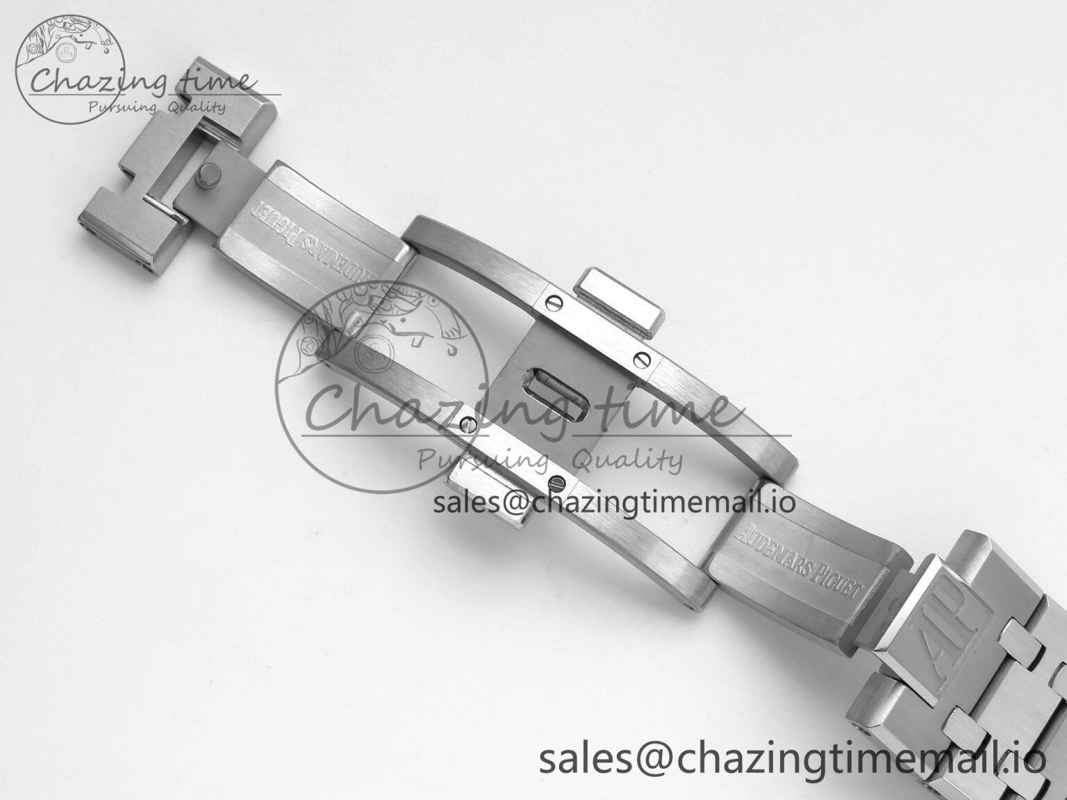 Royal Oak 15500 SS APSF 1:1 Best Edition Gray Dial on SS Bracelet SA4302 Super Clone V2 (SW Dial) Colorful 4283