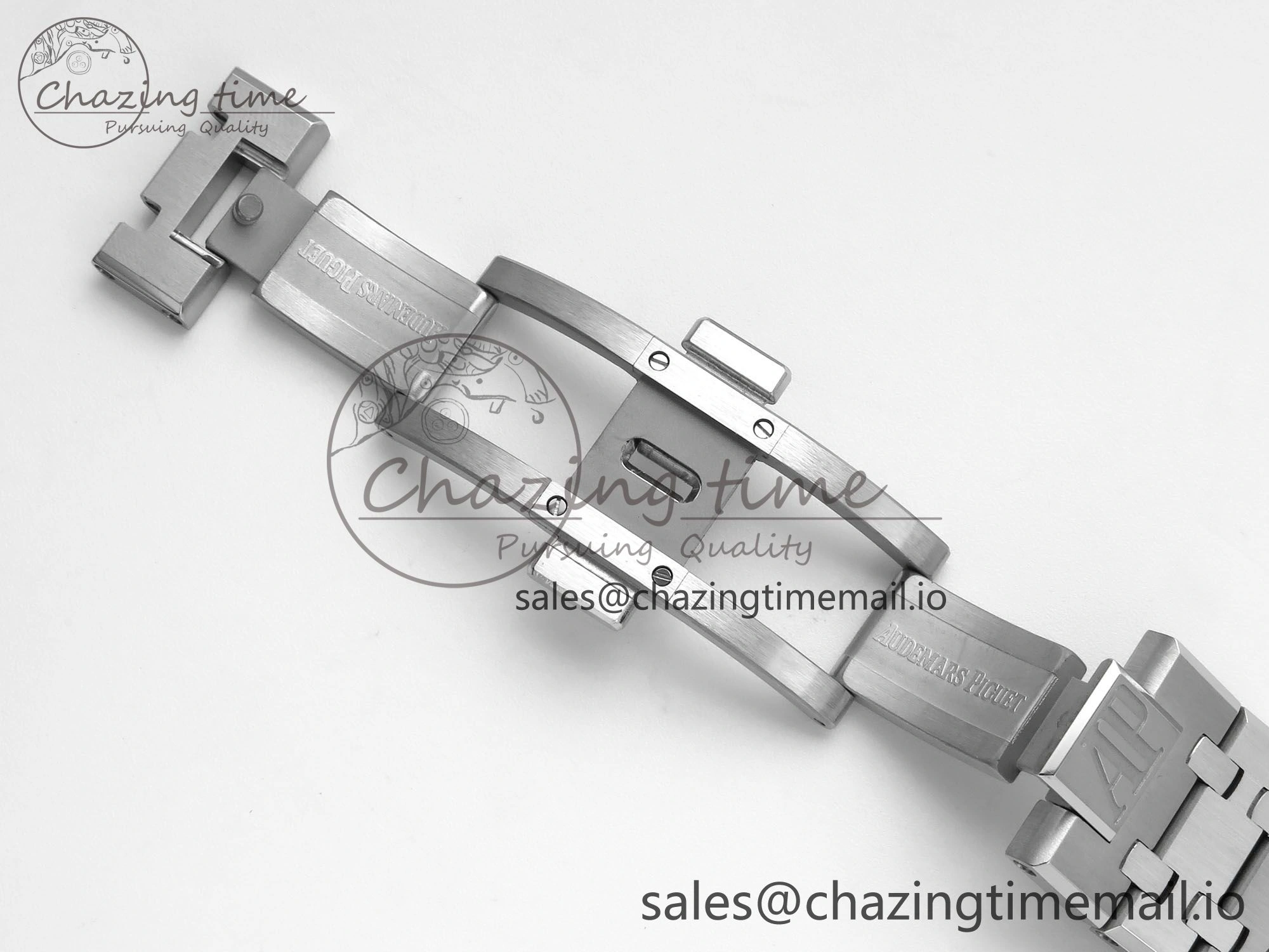 Royal Oak 15500 SS APSF 1:1 Best Edition Gray Dial on SS Bracelet SA4302 Super Clone V2 (SW Dial) Colorful 4283