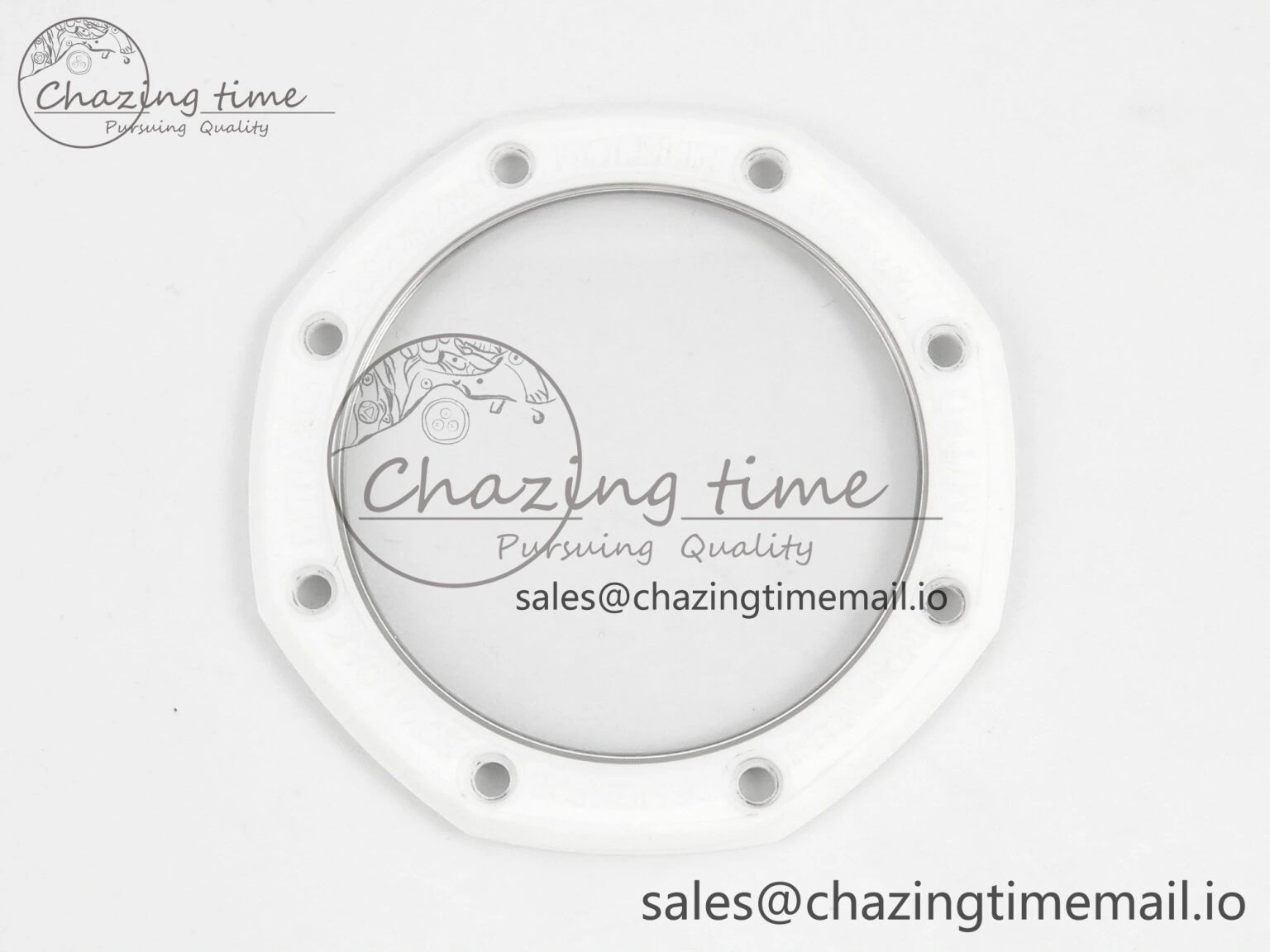 Royal Oak 15500 White Ceramic APSF 1:1 Best Edition Blue Dial On White Bracelet SA4302 Super Clone HighPerformance 4228