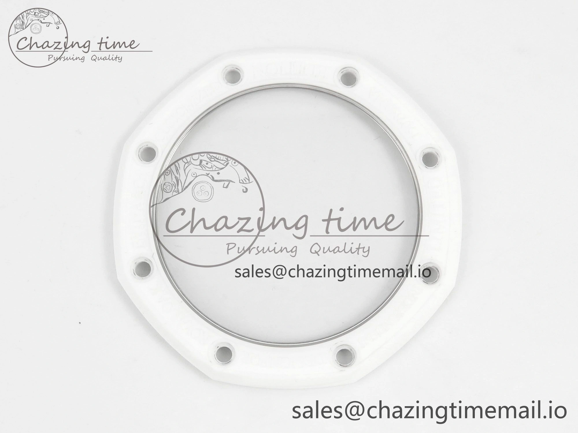 Royal Oak 15500 White Ceramic APSF 1:1 Best Edition Blue Dial On White Bracelet SA4302 Super Clone HighPerformance 4228