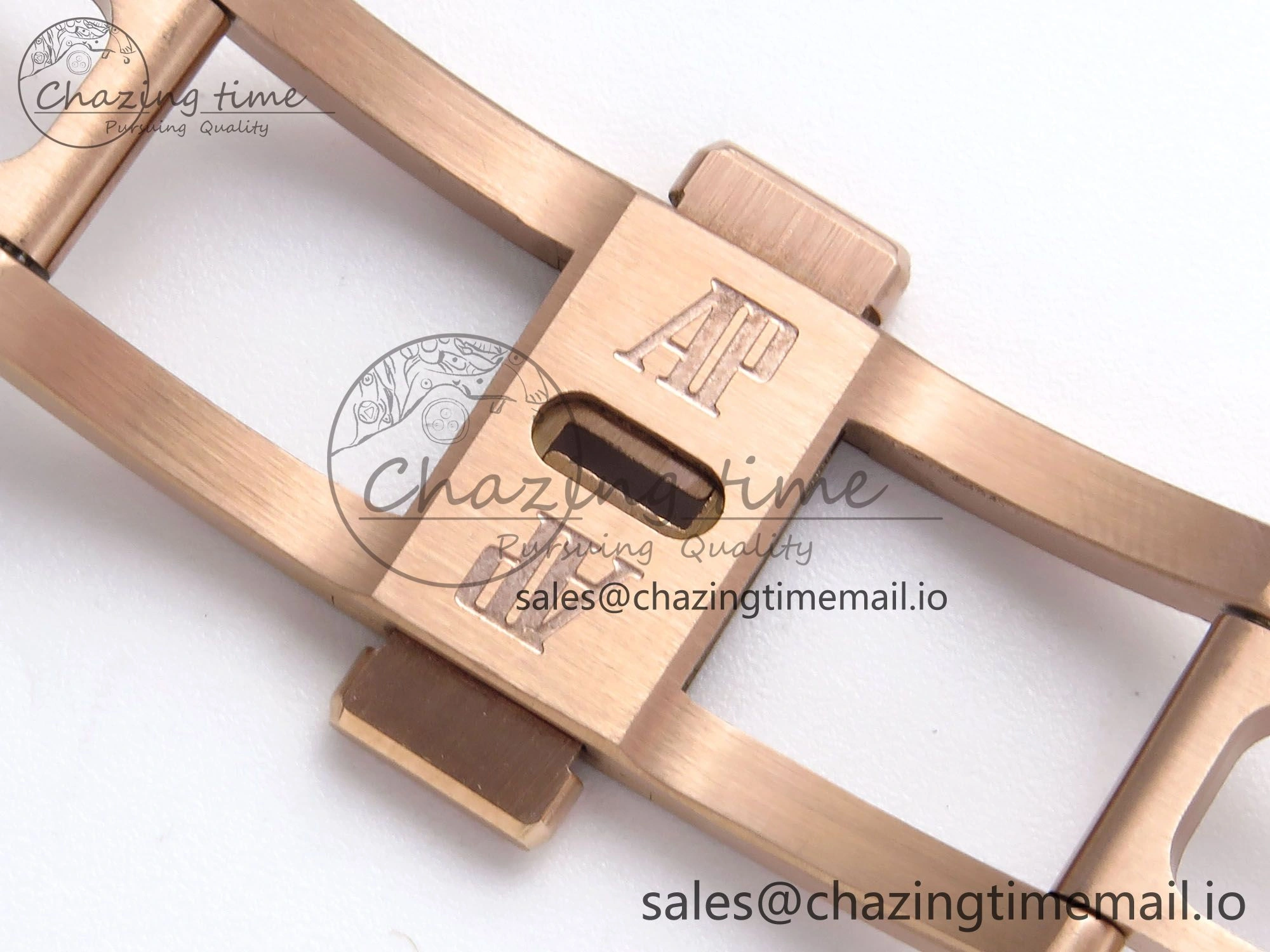 Royal Oak 15510 RG APSF 1:1 Best Edition Black Dial on RG Bracelet SA4302 Super Clone V2 (SW Dial) FashionForward 4291