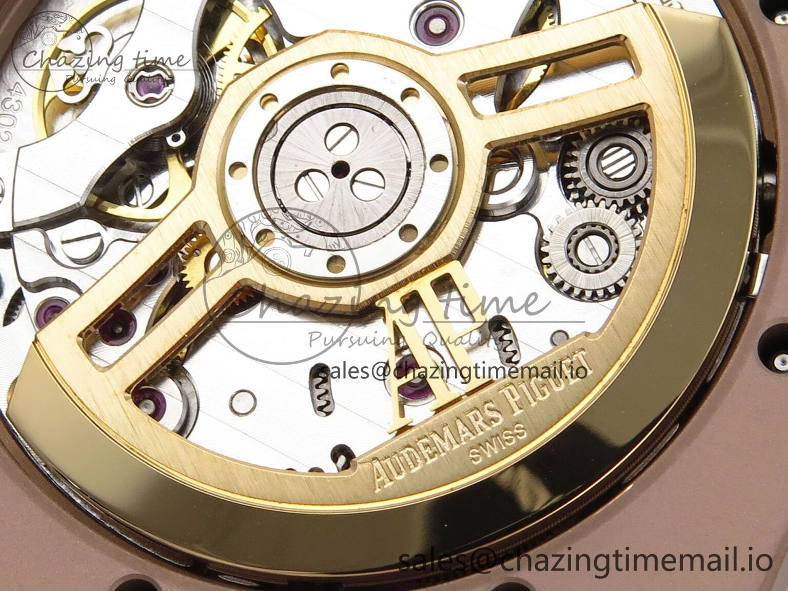 Royal Oak 15510 RG APSF 1:1 Best Edition Blue Dial on RG Bracelet SA4302 Super Clone V2 (SW Dial) OdorResistant 4293
