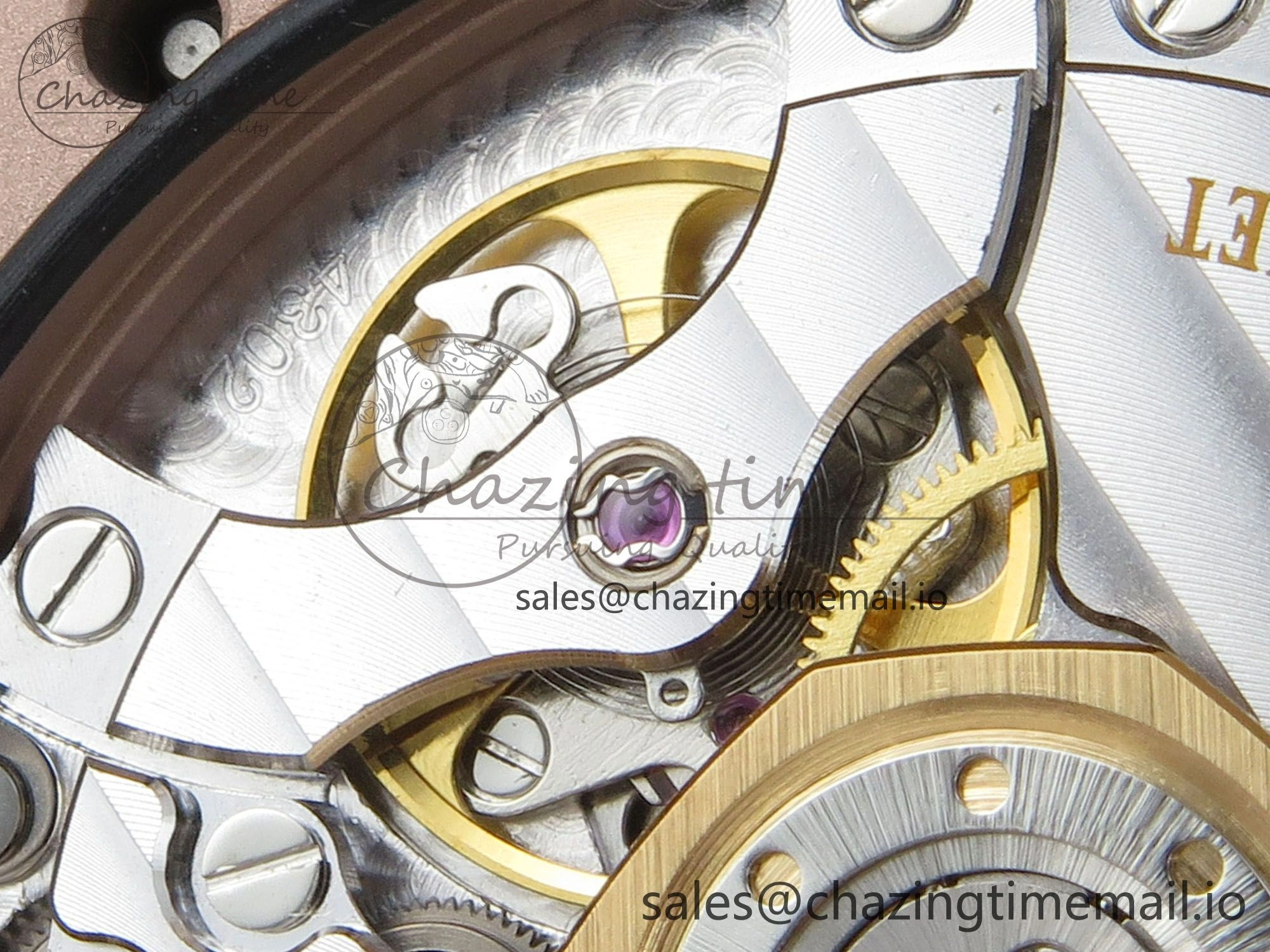 Durable Royal Oak 15510 RG TWSF Best Edition Blue Textured Dial on RG Bracelet SA4302 Super Clone 4245