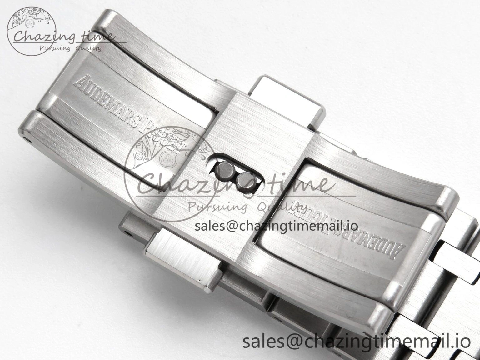 Royal Oak 15510 SS APSF 1:1 Best Edition Black Dial on SS Bracelet SA4302 Super Clone V2 (SW Dial) Sophisticated 4286