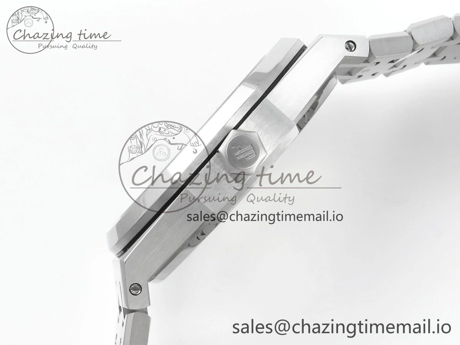 Royal Oak 15510 SS APSF 1:1 Best Edition Gray Dial on SS Bracelet SA4302 Super Clone V2 (SW Dial) UrbanStyle 4289