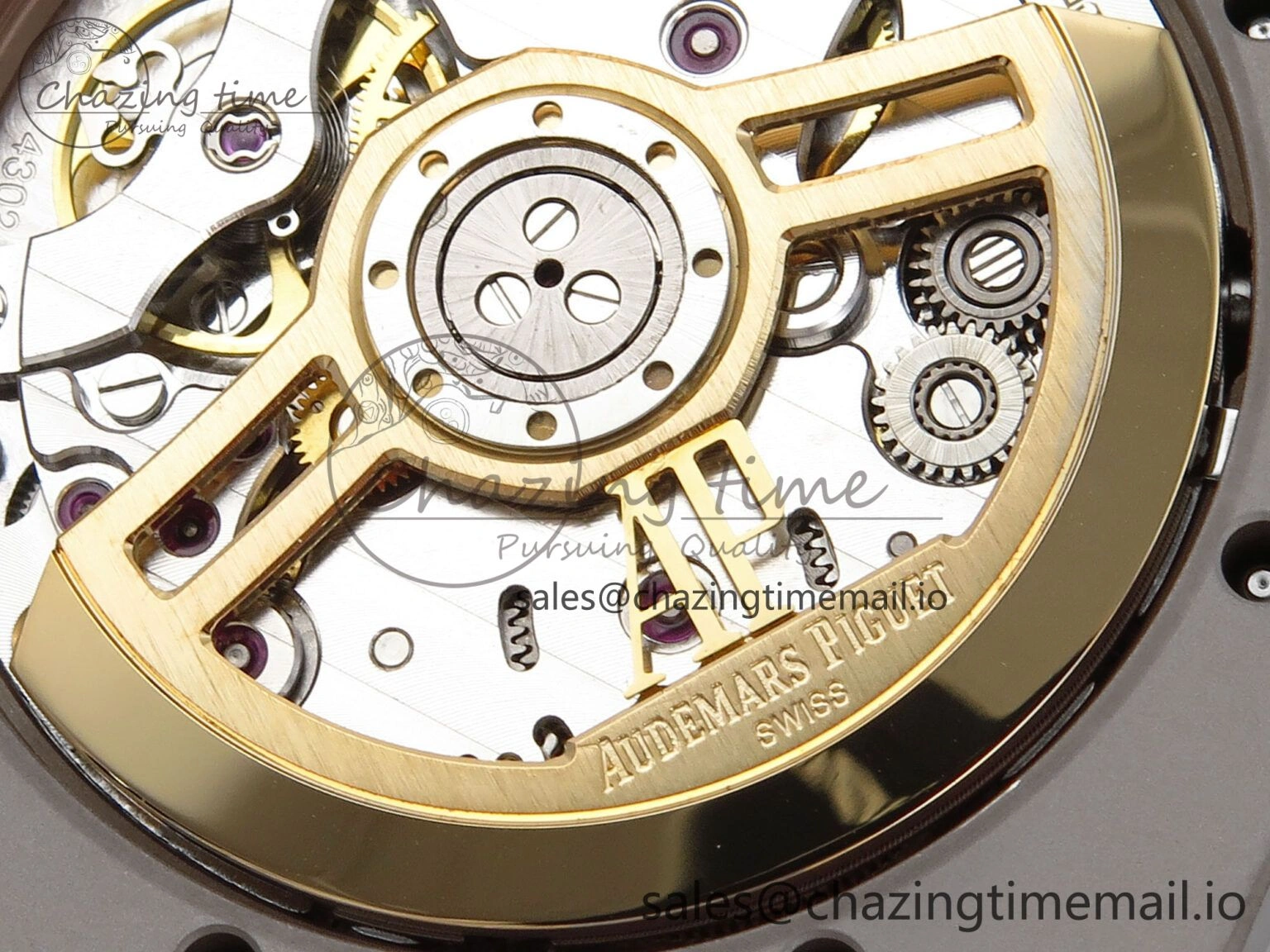 Royal Oak 15510 SS APSF 1:1 Best Edition Green Dial on SS Bracelet SA4302 Super Clone V2 (SW Dial) HighPerformance 4297