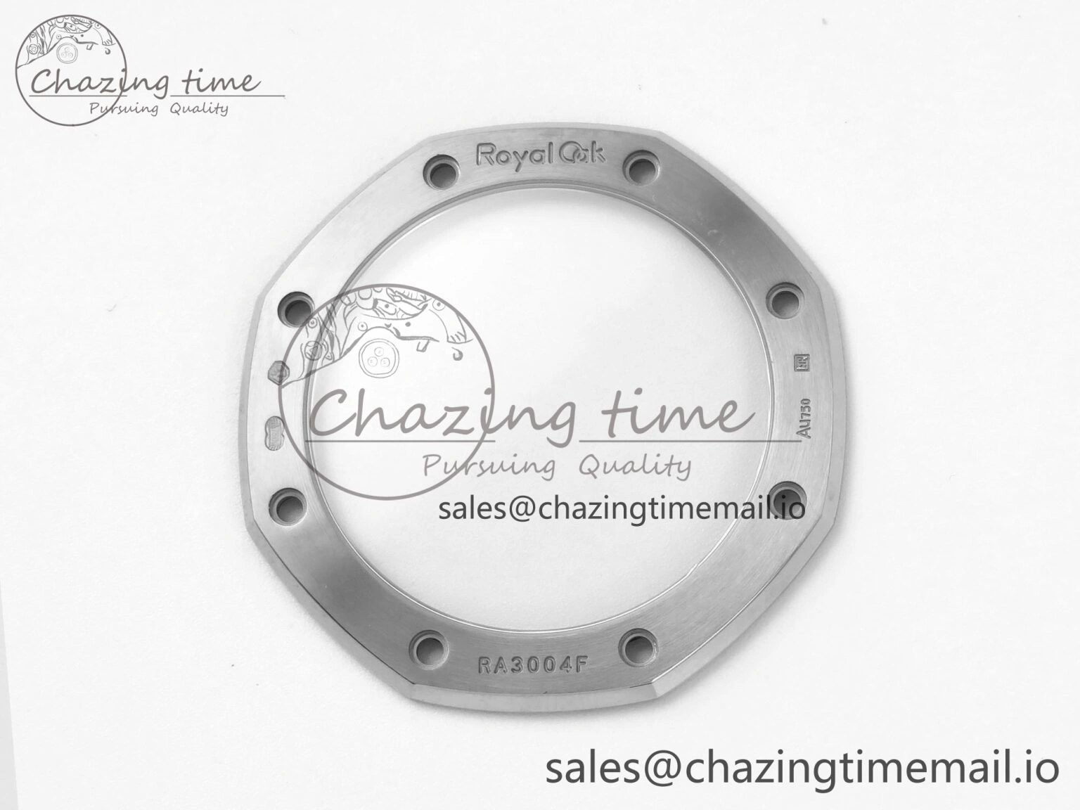 Royal Oak 15510 SS APSF 1:1 Best Edition Green Dial on SS Bracelet SA4302 Super Clone V2 (SW Dial) HighPerformance 4297
