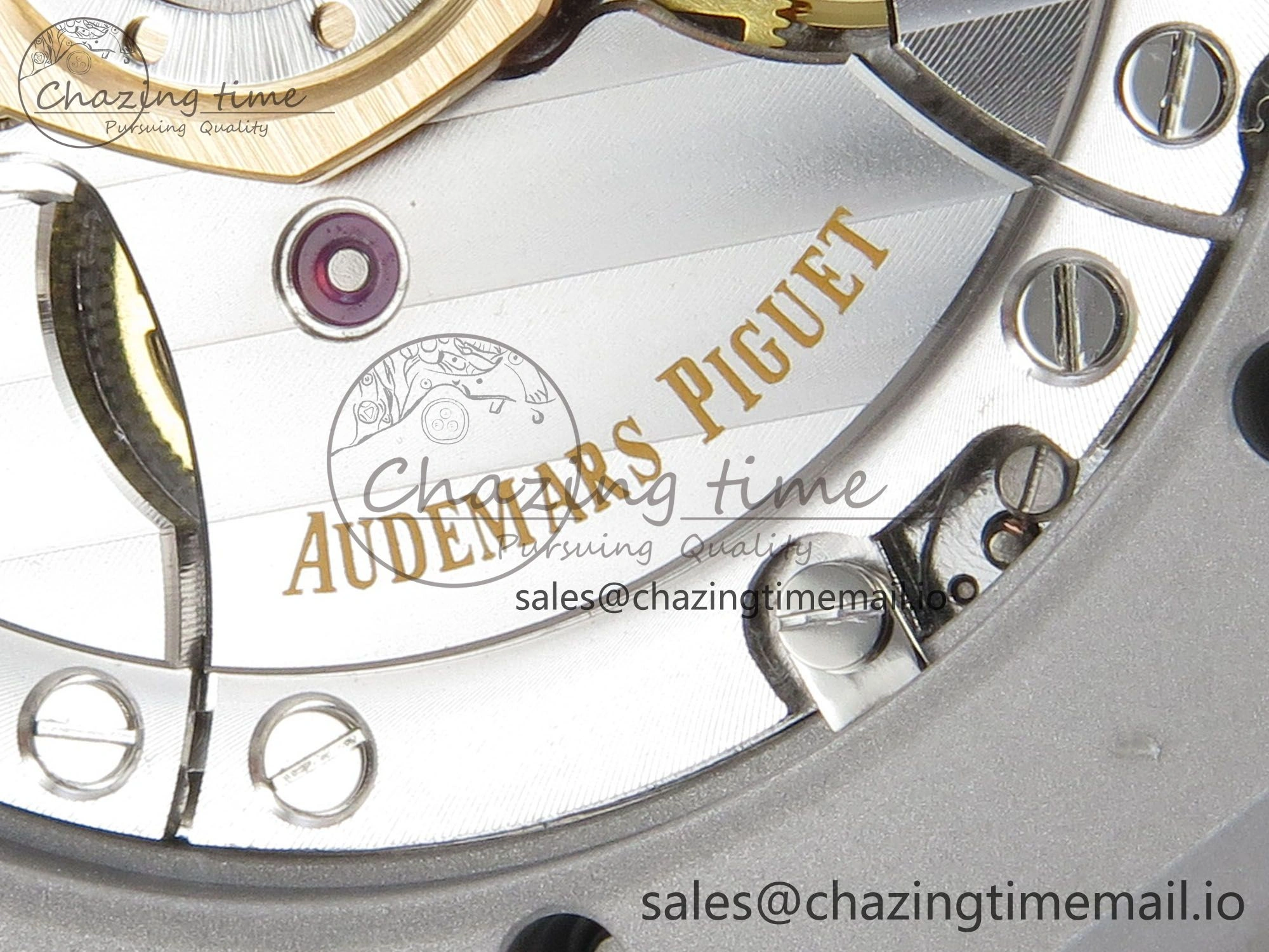 TimelessDesign Royal Oak 15510 SS TWSF Best Edition Green Textured Dial on SS Bracelet SA4302 Super Clone 4248