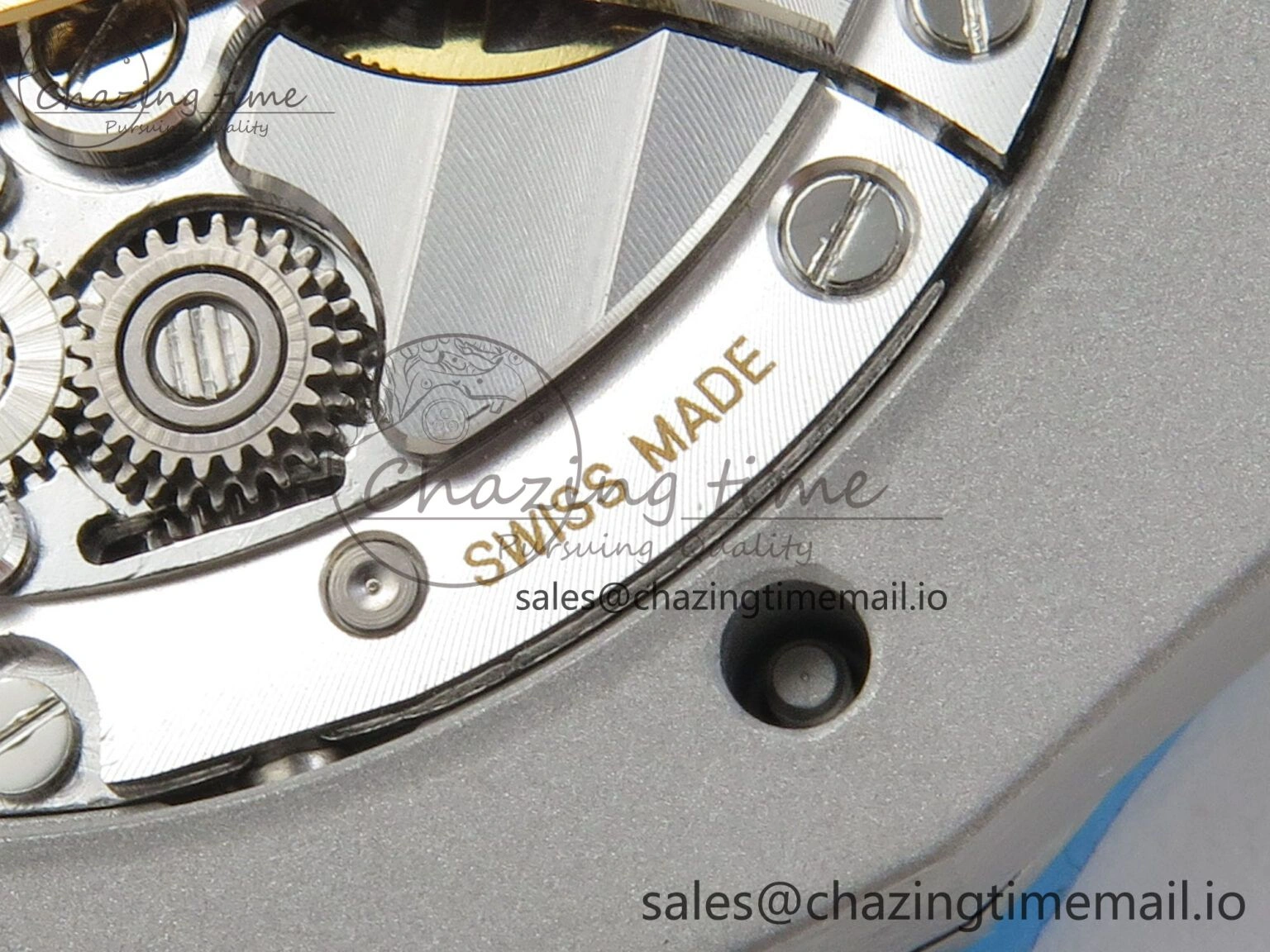 TimelessDesign Royal Oak 15510 SS TWSF Best Edition Green Textured Dial on SS Bracelet SA4302 Super Clone 4248