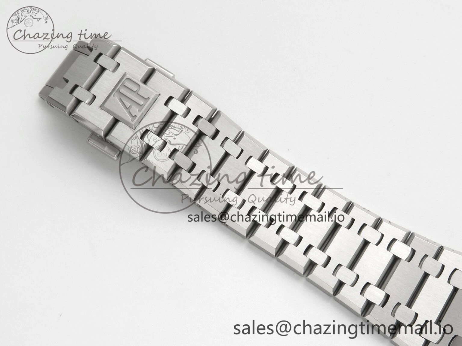 Royal Oak 15510 SS TWSF Best Edition White Textured Dial on SS Bracelet SA4302 Super Clone ZeroBulk 4249