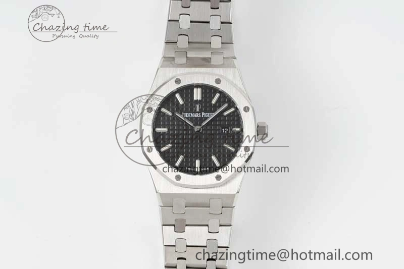 Unique Royal Oak 33mm Ladies SS 8F Best Edition Black Dial on SS Bracelet Quartz 10253