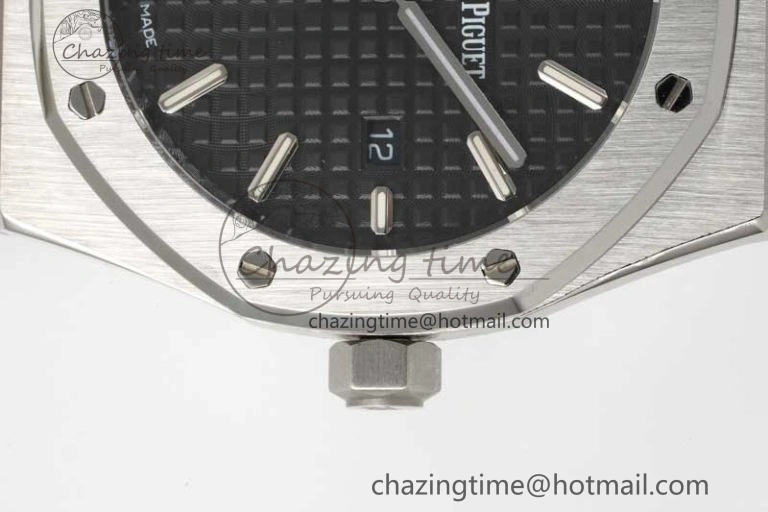 Unique Royal Oak 33mm Ladies SS 8F Best Edition Black Dial on SS Bracelet Quartz 10253