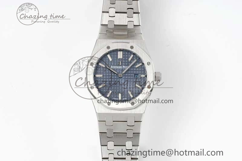 Royal Oak 33mm Ladies SS 8F Best Edition Blue Dial on SS Bracelet Quartz BestValue 4785