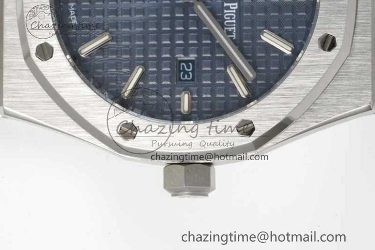 Royal Oak 33mm Ladies SS 8F Best Edition Blue Dial on SS Bracelet Quartz BestValue 4785