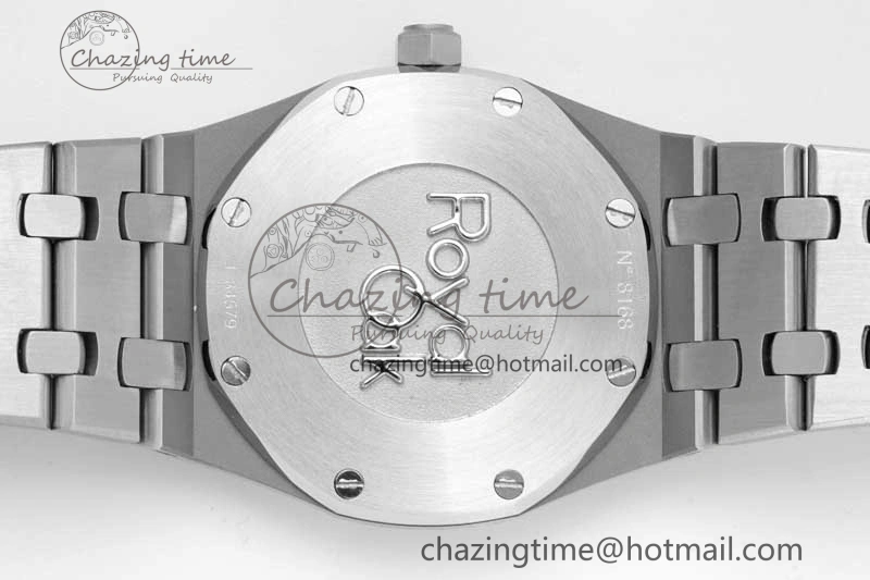 Royal Oak 33mm Ladies SS 8F Best Edition Blue Dial on SS Bracelet Quartz BestValue 4785