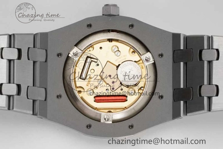 Royal Oak 33mm Ladies SS 8F Best Edition Blue Dial on SS Bracelet Quartz BestValue 4785