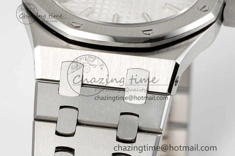 Royal Oak 33mm Ladies SS 8F Best Edition White Dial on SS Bracelet Quartz Durable 4783