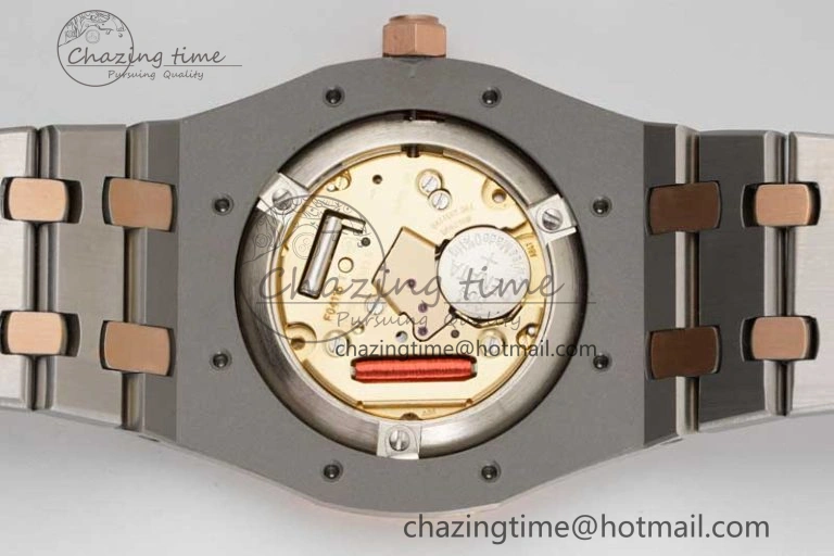 Royal Oak 33mm Ladies SS RG 8F Best Edition White Dial on SS RG Bracelet Quartz Casual 10245