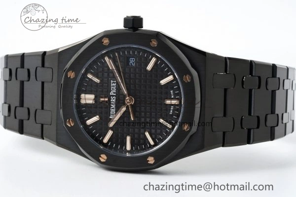 Royal Oak 34mm Black Ceramic BF Best Edition Black Dial on Black Ceramic Bracelet A Colorful 4741