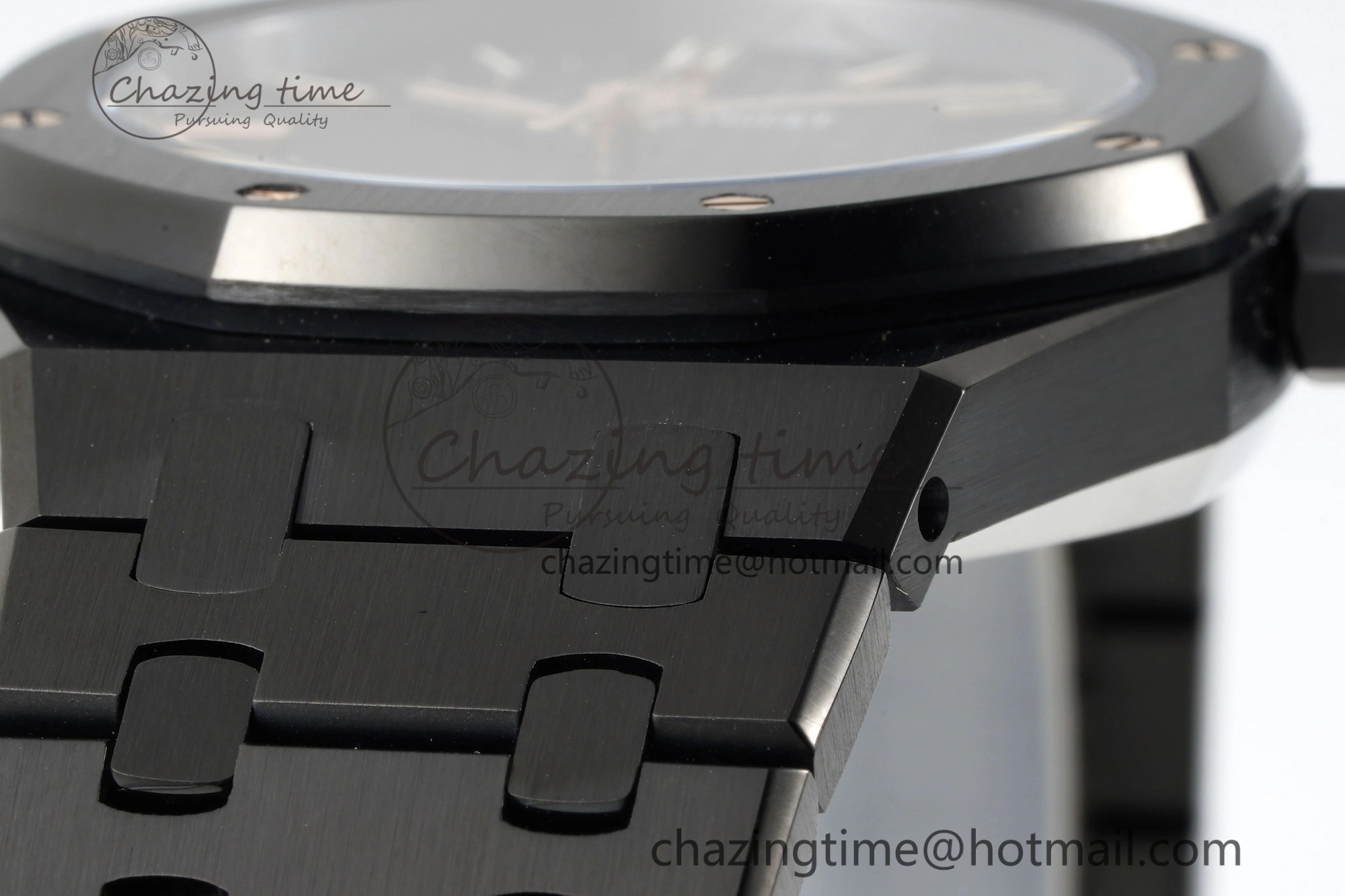 Royal Oak 34mm Black Ceramic BF Best Edition Black Dial on Black Ceramic Bracelet A Colorful 4741