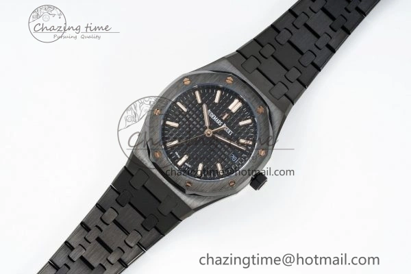 Royal Oak 34mm Black Ceramic BF Best Edition Black Dial on Black Ceramic Bracelet A Colorful 4741