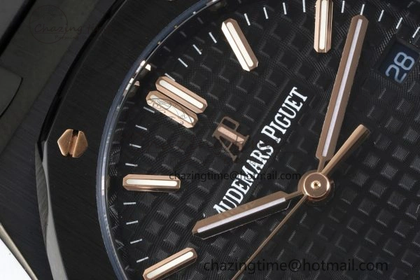Royal Oak 34mm Black Ceramic BF Best Edition Black Dial on Black Ceramic Bracelet A Colorful 4741