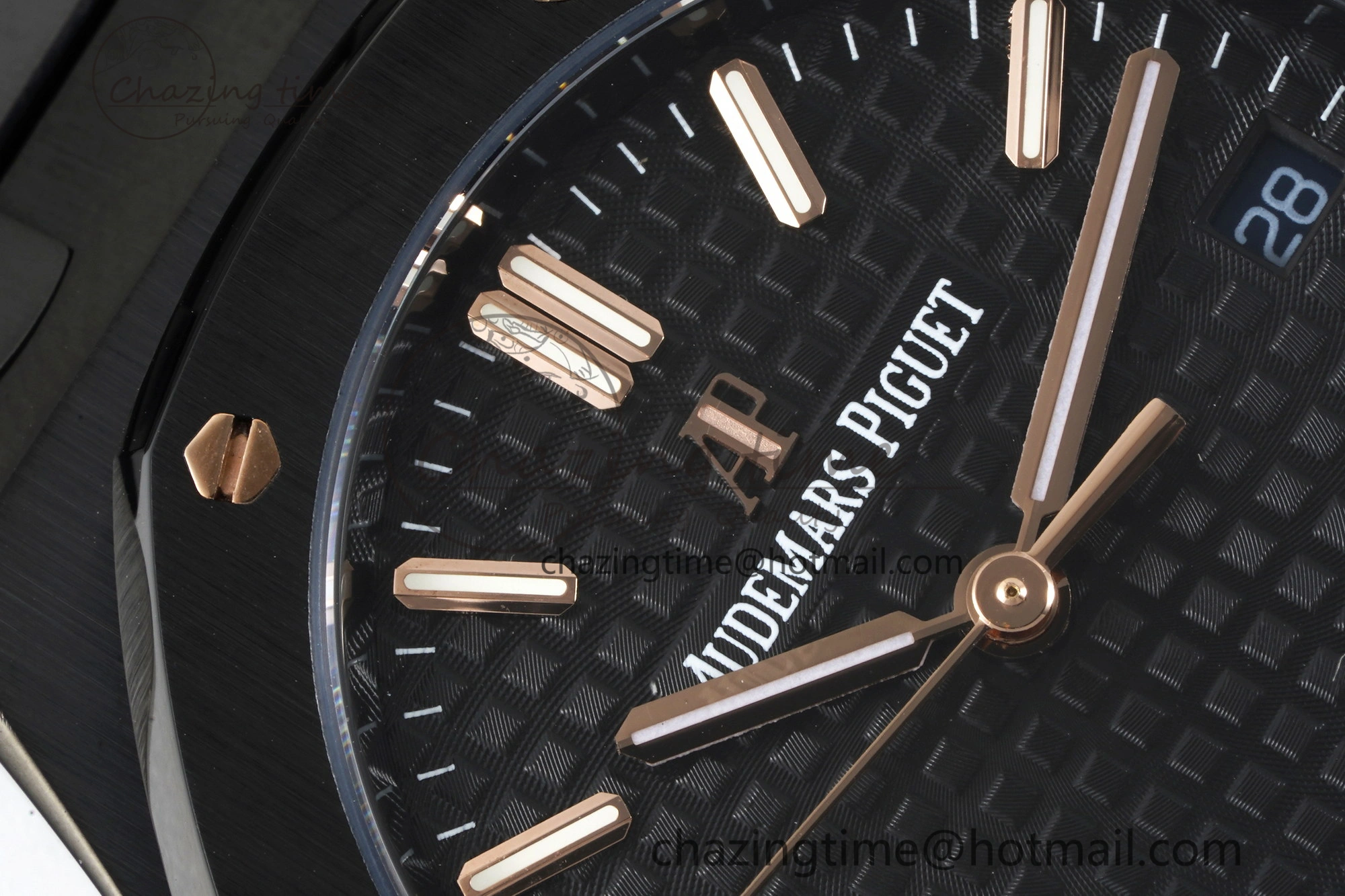 Royal Oak 34mm Black Ceramic BF Best Edition Black Dial on Black Ceramic Bracelet A Colorful 4741