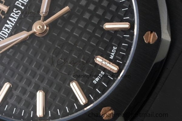 Royal Oak 34mm Black Ceramic BF Best Edition Black Dial on Black Ceramic Bracelet A Colorful 4741