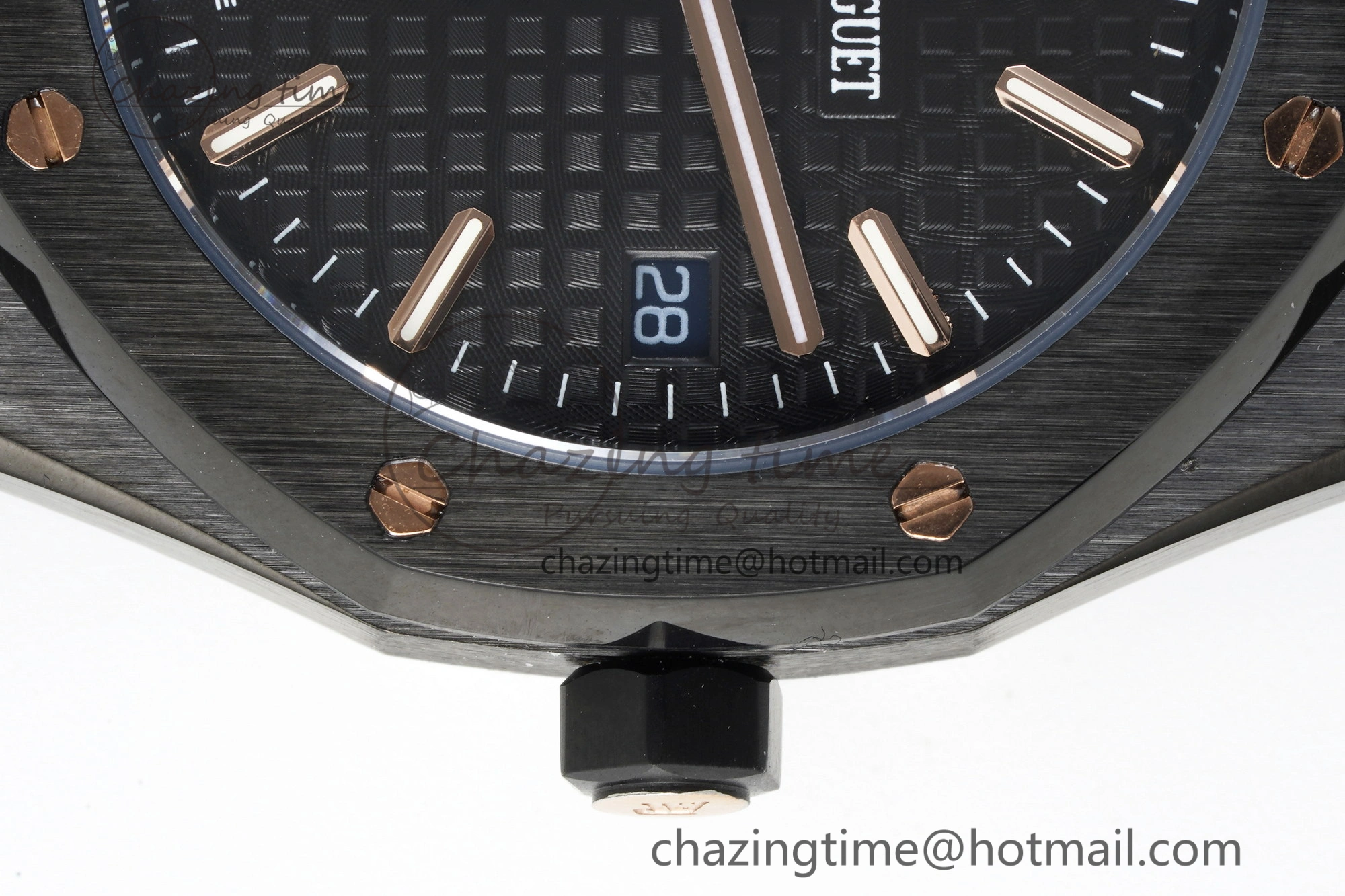 Royal Oak 34mm Black Ceramic BF Best Edition Black Dial on Black Ceramic Bracelet A Colorful 4741