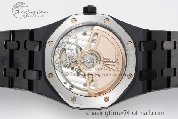 Royal Oak 34mm Black Ceramic BF Best Edition Black Dial on Black Ceramic Bracelet A Colorful 4741