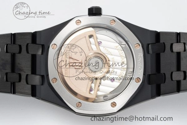 Royal Oak 34mm Black Ceramic BF Best Edition Black Dial on Black Ceramic Bracelet A Colorful 4741
