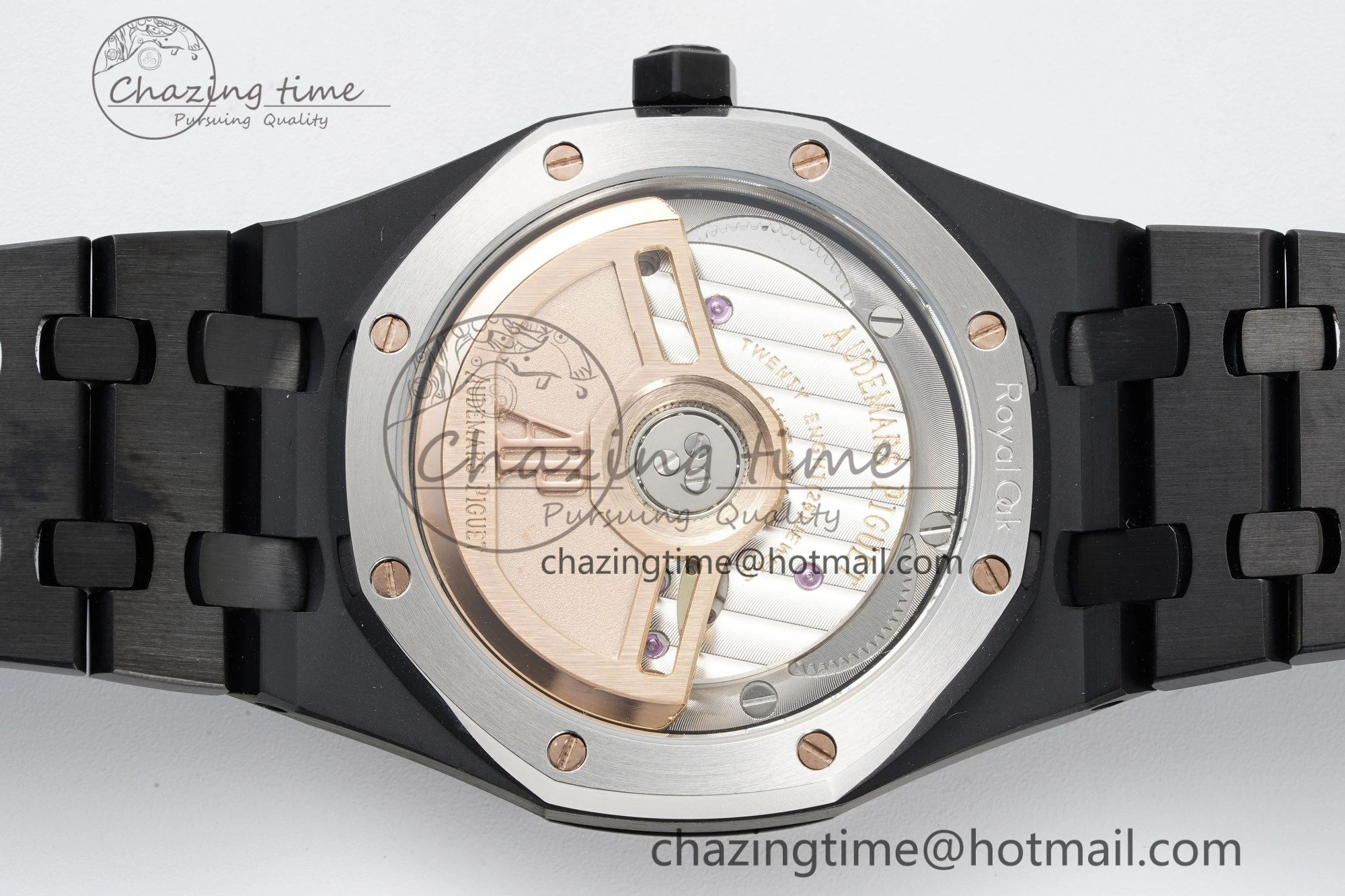 Royal Oak 34mm Black Ceramic BF Best Edition Black Dial on Black Ceramic Bracelet A Colorful 4741