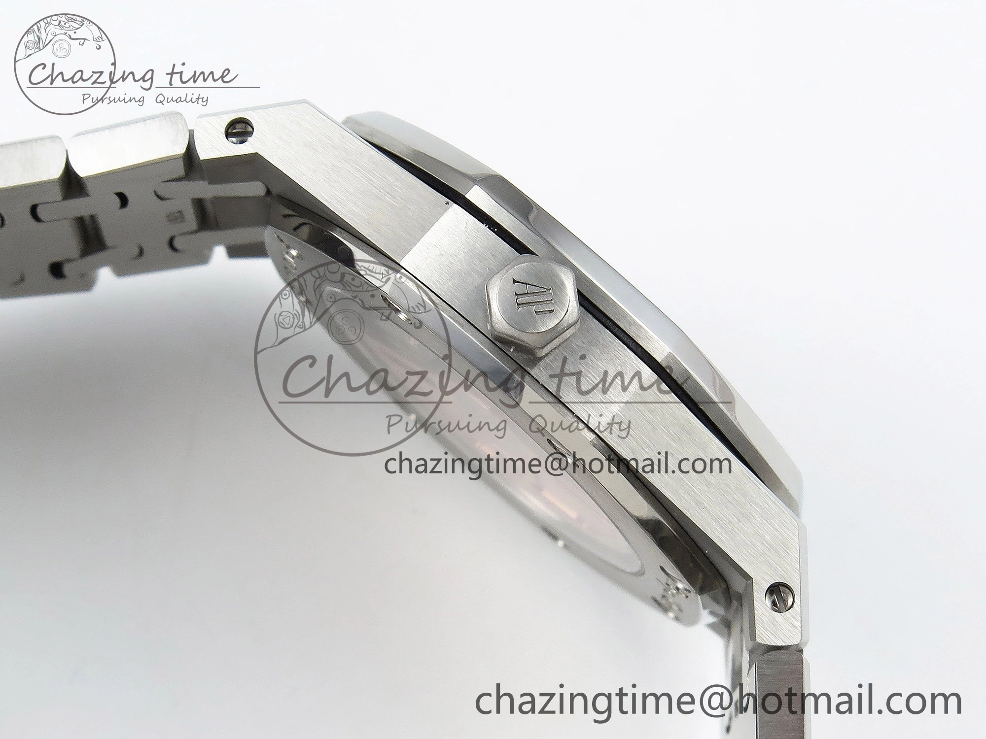 Durable Royal Oak 34mm SS ZF 1:1 Best Edition White Textured Dial on SS Bracelet A 4460