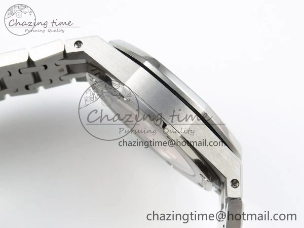Durable Royal Oak 34mm SS ZF 1:1 Best Edition White Textured Dial on SS Bracelet A 4460