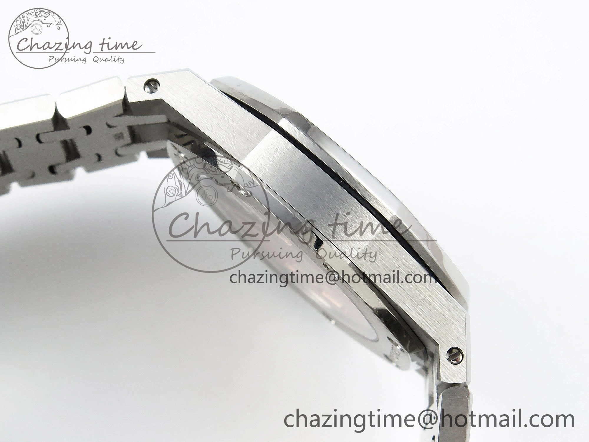 Durable Royal Oak 34mm SS ZF 1:1 Best Edition White Textured Dial on SS Bracelet A 4460