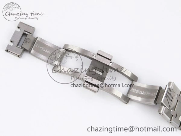 Durable Royal Oak 34mm SS ZF 1:1 Best Edition White Textured Dial on SS Bracelet A 4460