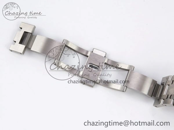 Durable Royal Oak 34mm SS ZF 1:1 Best Edition White Textured Dial on SS Bracelet A 4460