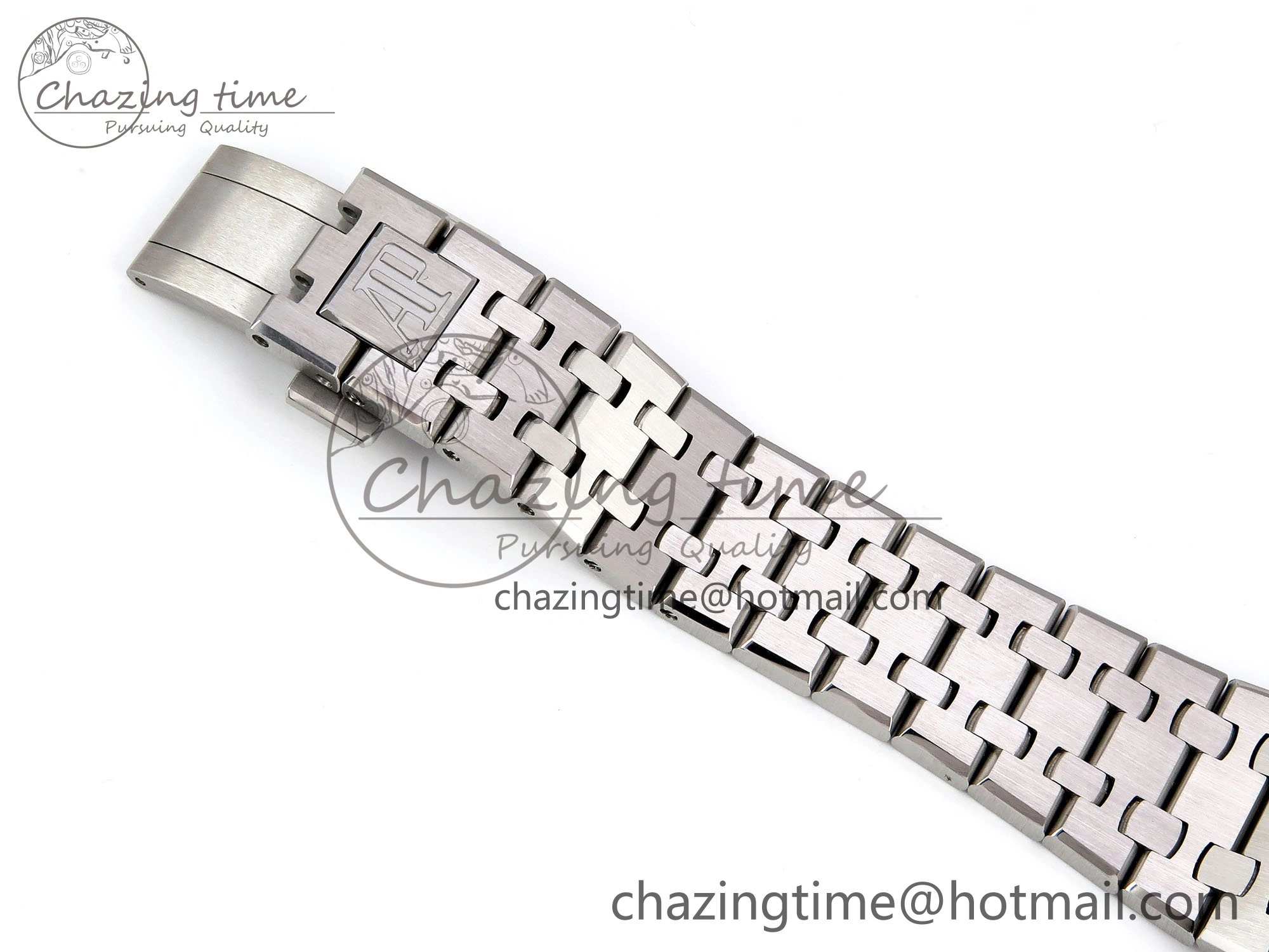 Breathable Royal Oak 37mm 15450 Diamond SS APSF 1:1 Best Edition Black Textured Dial on SS Bracelet SA3120 Super Clone 4432