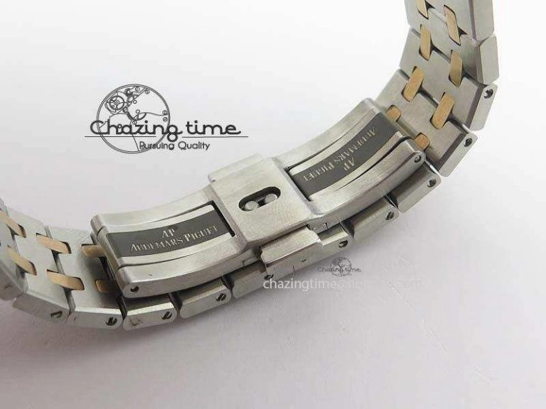 Royal Oak 37mm 15450 RG Bezel JF 1:1 Best Edition Silver Dial On SS RG Bracelet A Effortless 5061