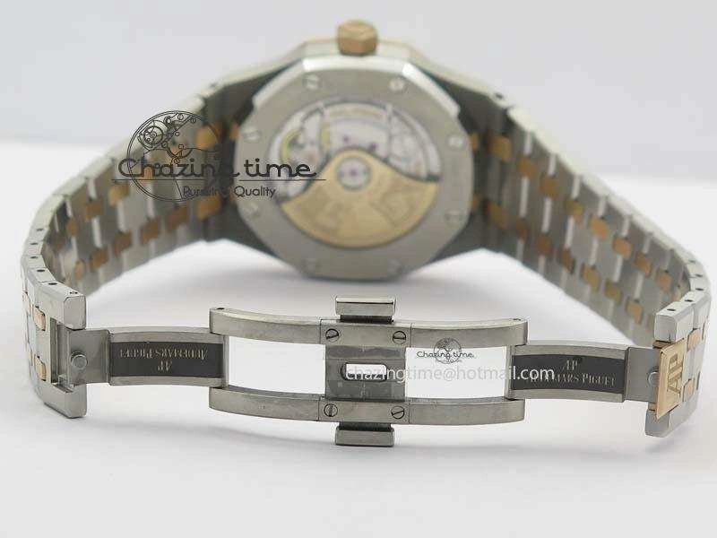 Royal Oak 37mm 15450 RG Bezel JF 1:1 Best Edition Silver Dial On SS RG Bracelet A Effortless 5061