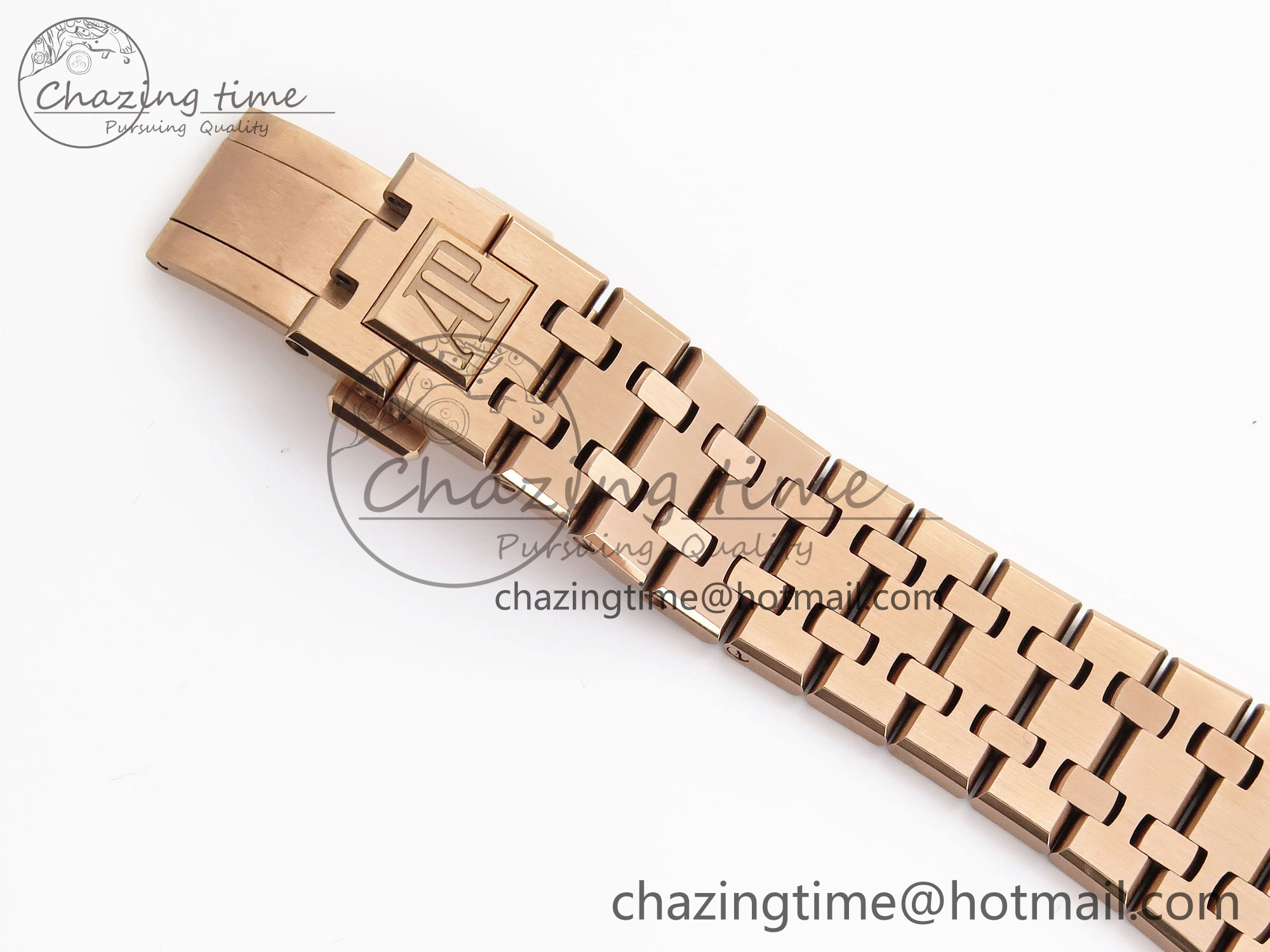 Royal Oak 37mm 15450 RG IPF Best Edition White Dial on RG Bracelet SA3120 Super Clone FastDry 4562