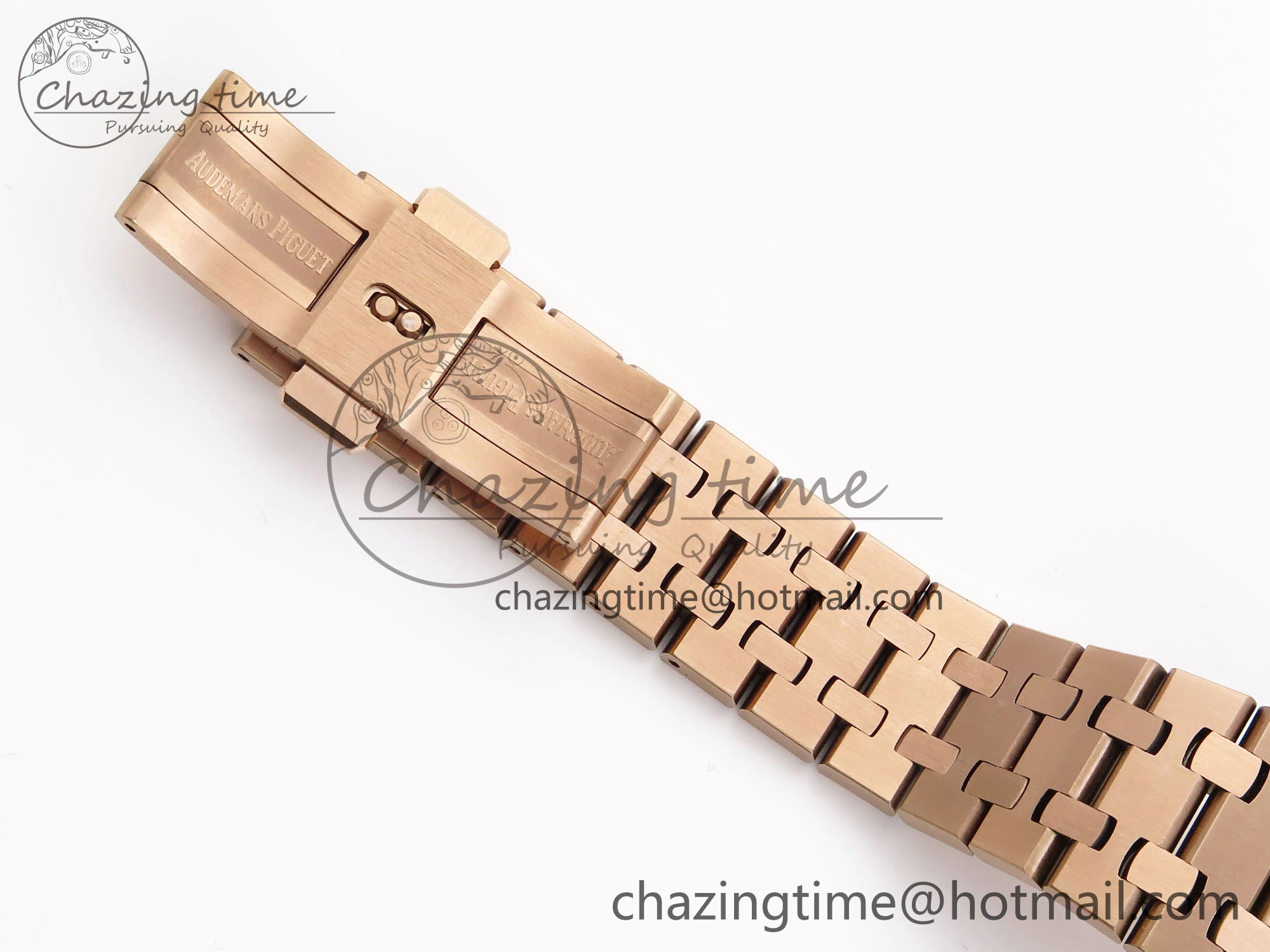 Royal Oak 37mm 15450 RG IPF Best Edition White Dial on RG Bracelet SA3120 Super Clone FastDry 4562