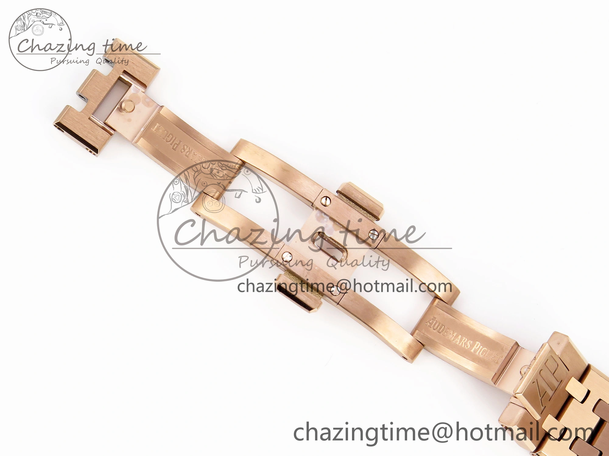 Royal Oak 37mm 15450 RG IPF Best Edition White Dial on RG Bracelet SA3120 Super Clone FastDry 4562