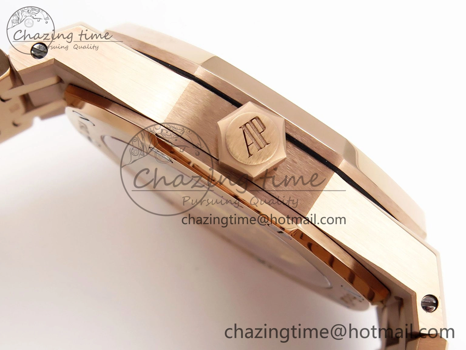 Royal Oak 37mm 15450 RG IPF Best Edition White Dial on RG Bracelet SA3120 Super Clone FastDry 4562
